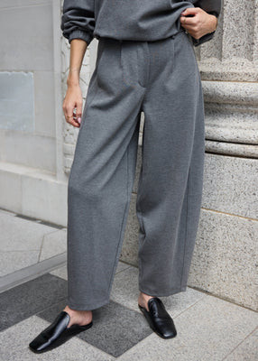THE TRAVEL TROUSER - DARK GREY MARL | WAT The Brand