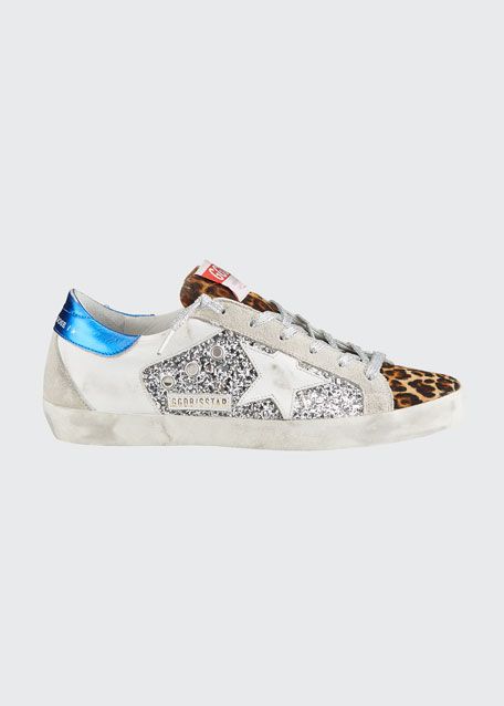 Golden Goose Superstar Mixed Media Low-Top Sneakers | Bergdorf Goodman