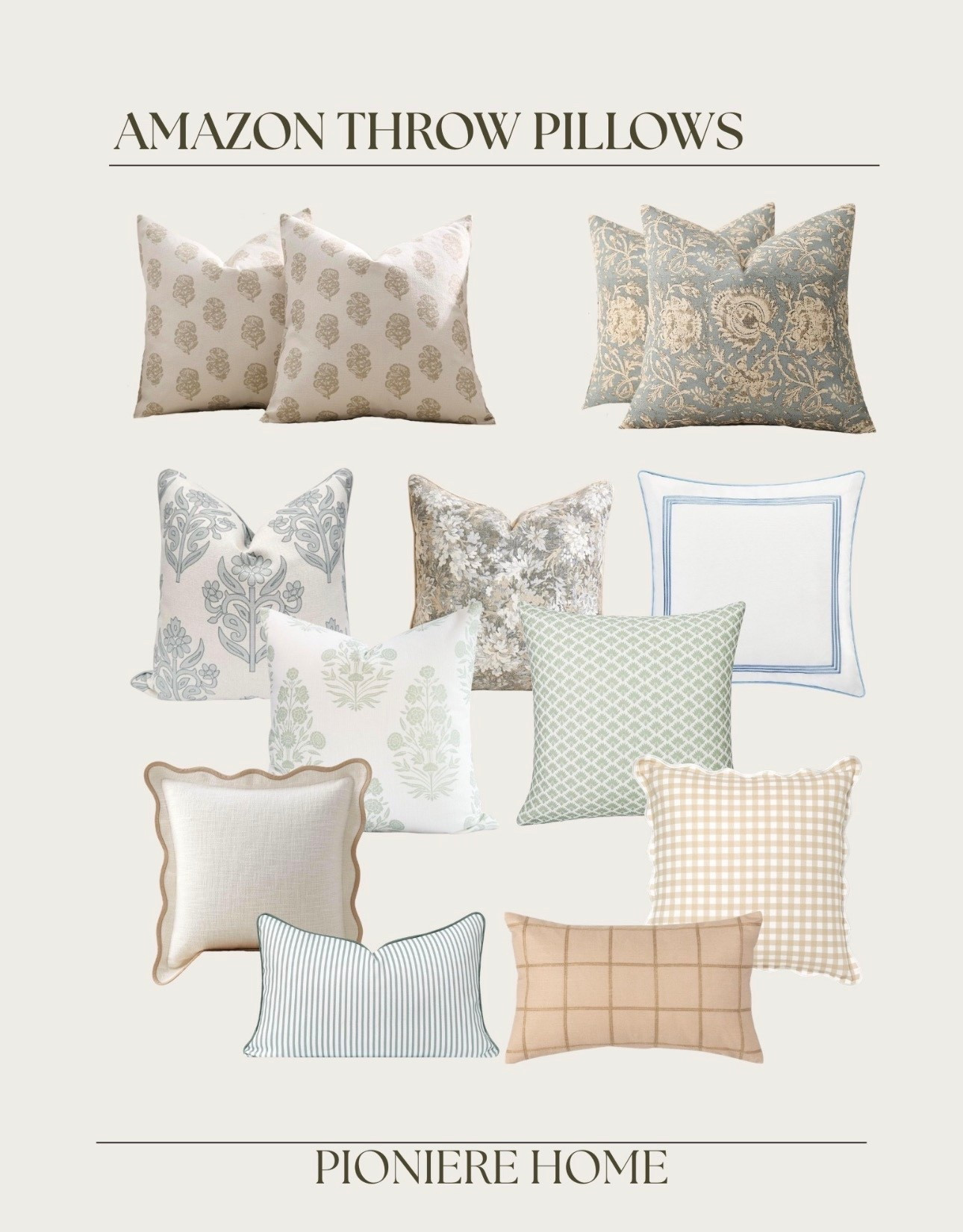 Amazon throw pillows. Affordable throw pillows under $40. Floral throw pillows, indoor/ outdoor pillows, designer look throw pillows for less, spring throw pillows  



#LTKHome #LTKSeasonal #LTKSaleAlert