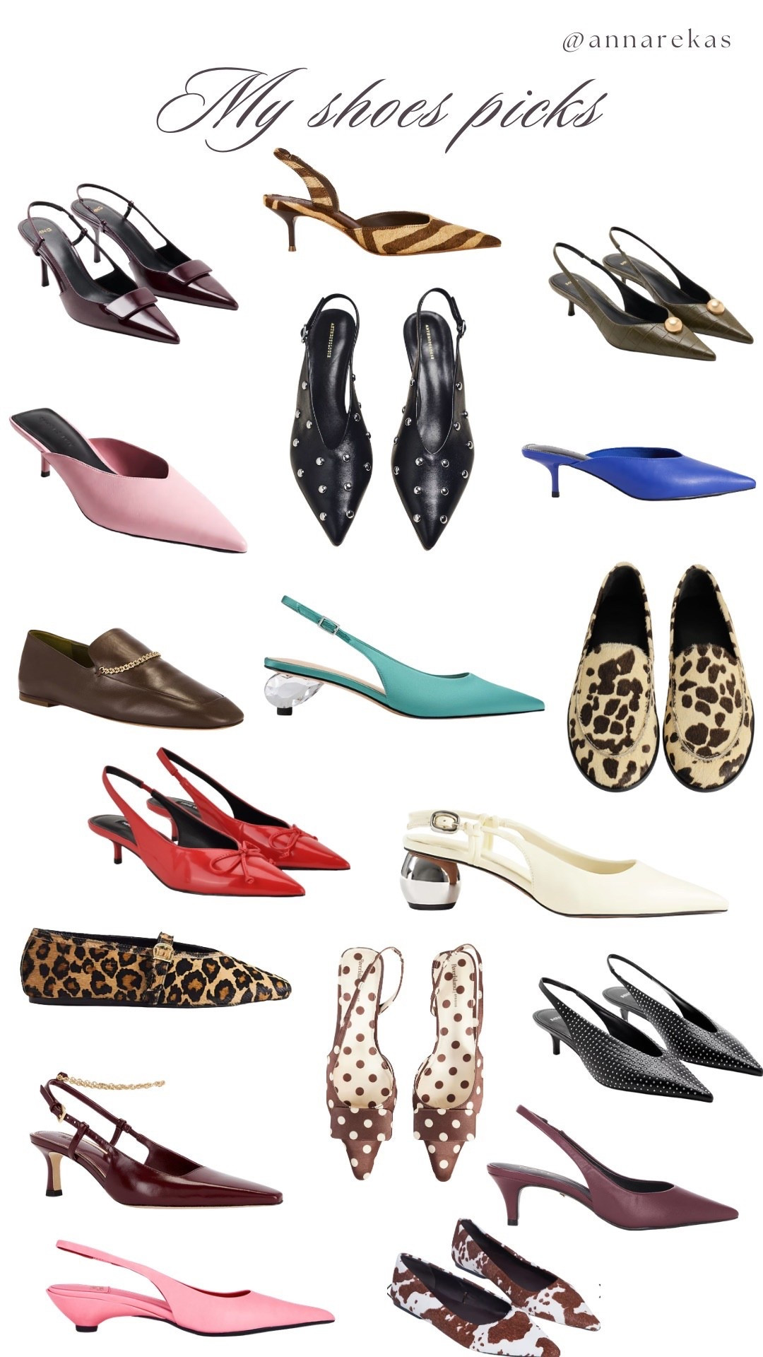 Shoes, sadly, are often treated like an afterthought in women’s wardrobes, but they actually do a lot of heavy lifting in an outfit. 

If you don’t know where to start, I would recommend: 

• animal print
• accent colors
• architectural heels or interesting details like studs for example

Linking my current favorite pairs below! Happy shopping 💃🏼

#LTKSaleAlert #LTKSeasonal #LTKOver40