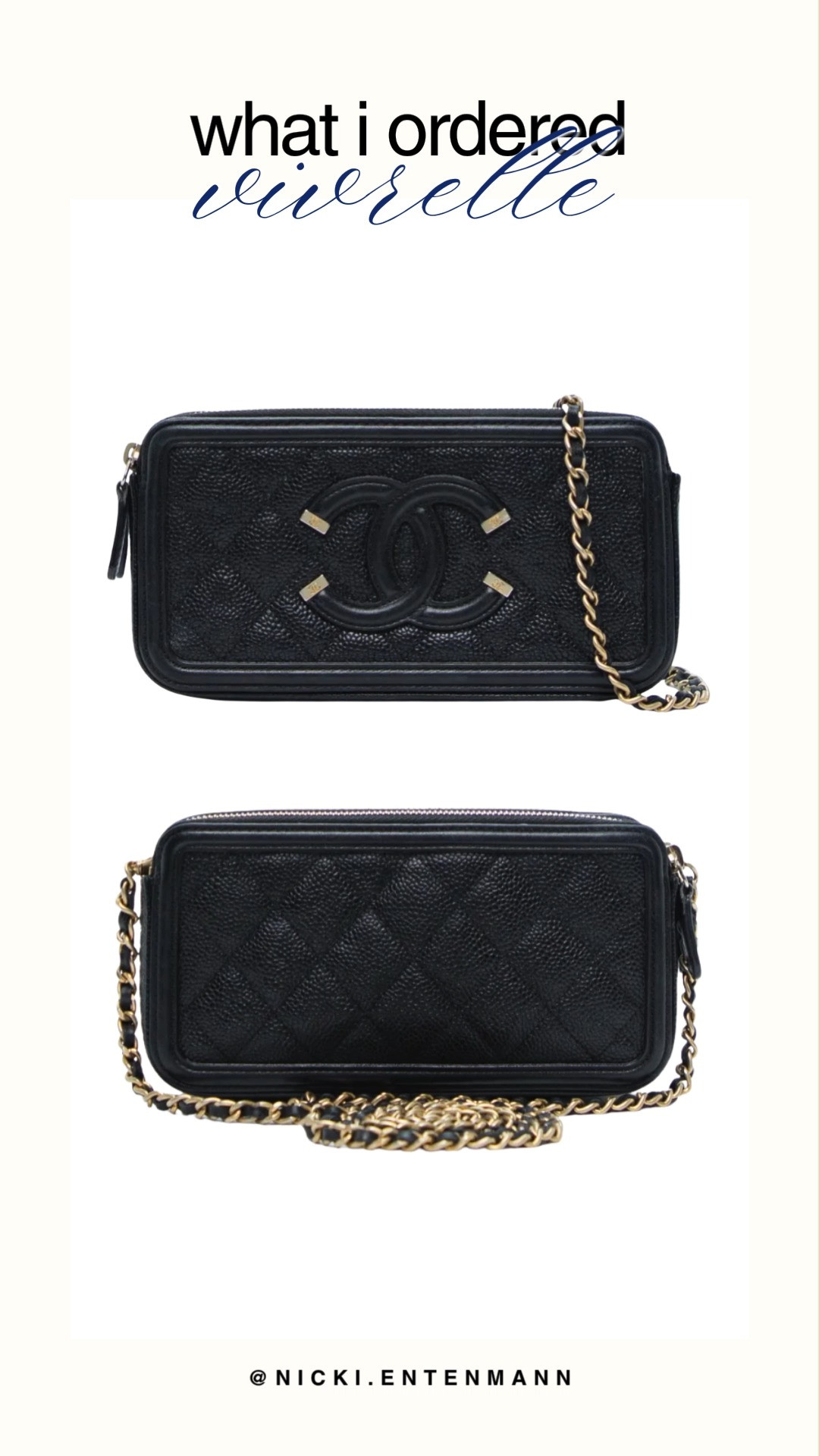 Elevate your luxury collection with this stunning Chanel find from Vivrelle, featuring the iconic quilted leather and gold chain strap. This timeless black crossbody is the perfect investment piece for any wardrobe, offering a sleek and sophisticated look that pairs effortlessly with both casual and formal ensembles. Membership services like Vivrelle make it easier than ever to rotate high-end designer accessories and experience luxury brands firsthand. Add a touch of classic elegance to your daily style with this beautiful and versatile designer staple.

#vivrelle #chanel #luxuryhandbags #designerbag #chanellover #handbagcollection #luxuryfashion #styletips #investmentpiece #accessoryoftheday 

 #LTKMothersDay #LTKootd #LTKmomlife