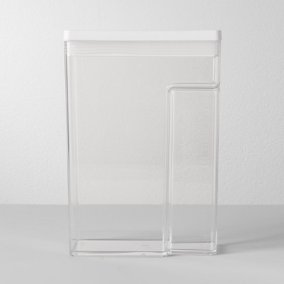 8"W X 4"D X 11.5"H Plastic Food Storage Container With Snap Lid Clear - Made By Design™ | Target