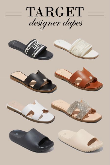 Designer sandal dupes are available at Target! 

#LTKstyletip #LTKfindsunder50 #LTKMostLoved