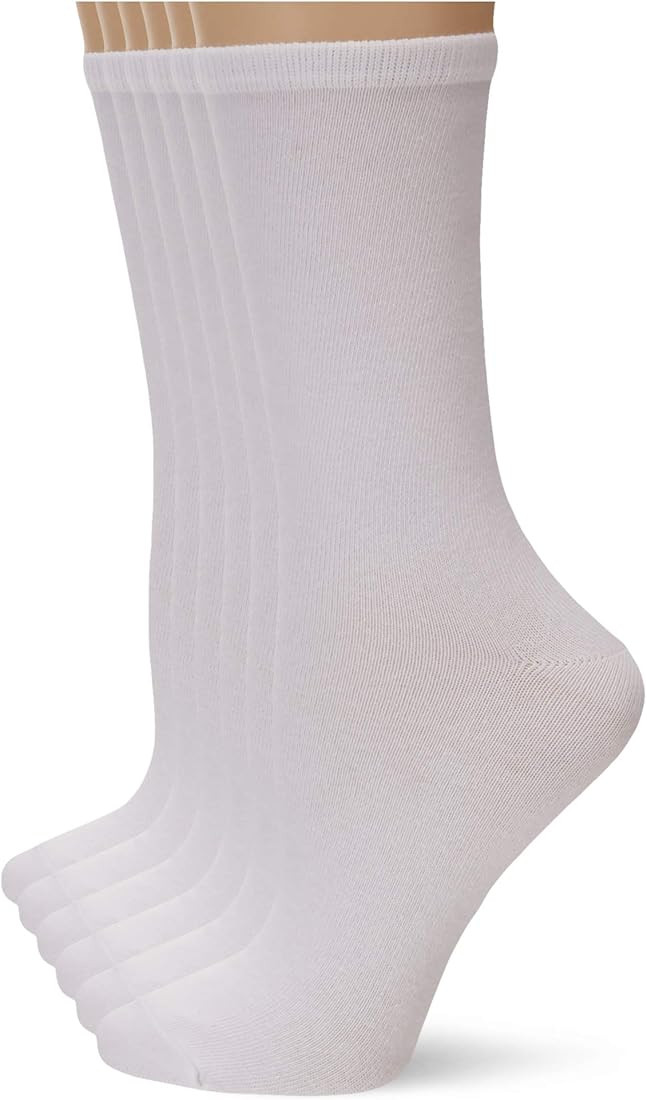 Women's Casual Crew Socks, 6 Pairs | Amazon (US)