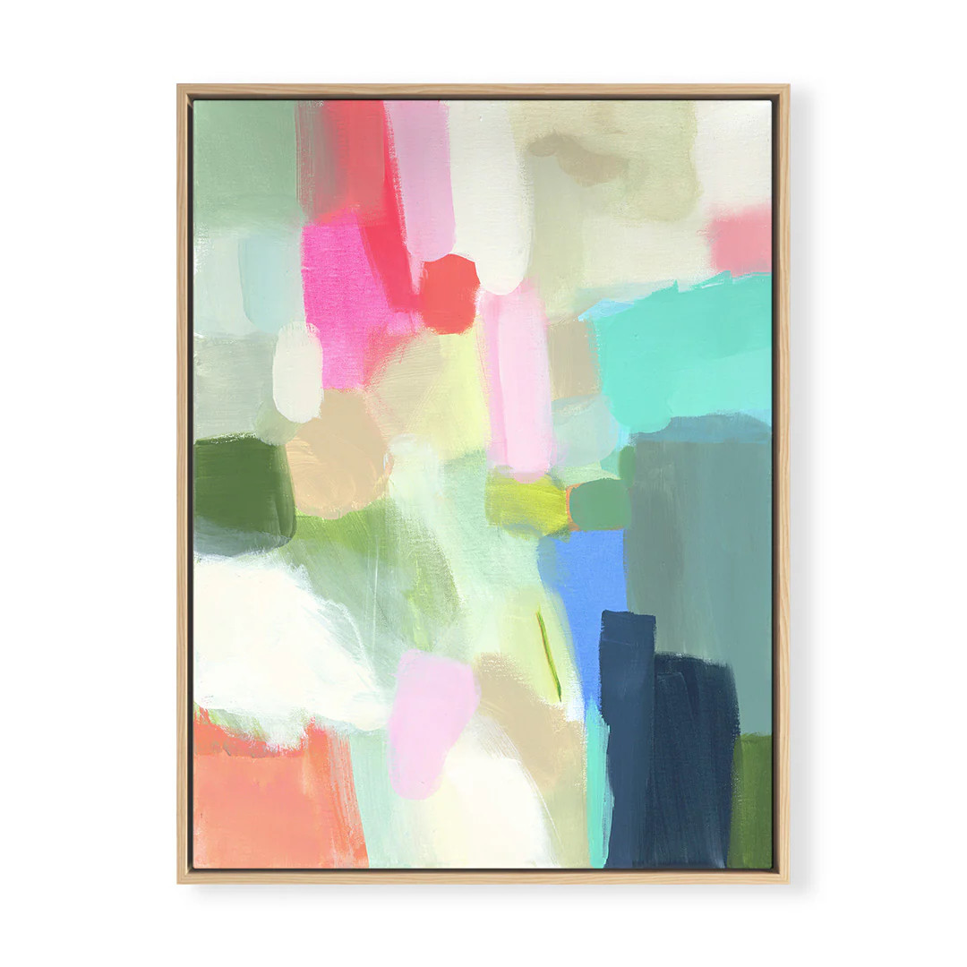 Bourbon City Abstract No. 3 by Jenny Westenhofer Painted Art Prints | Urban Garden Prints
