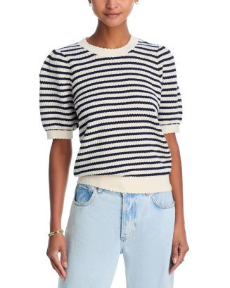 Striped Crewneck Pullover Sweater - Exclusive | Bloomingdale's (US)