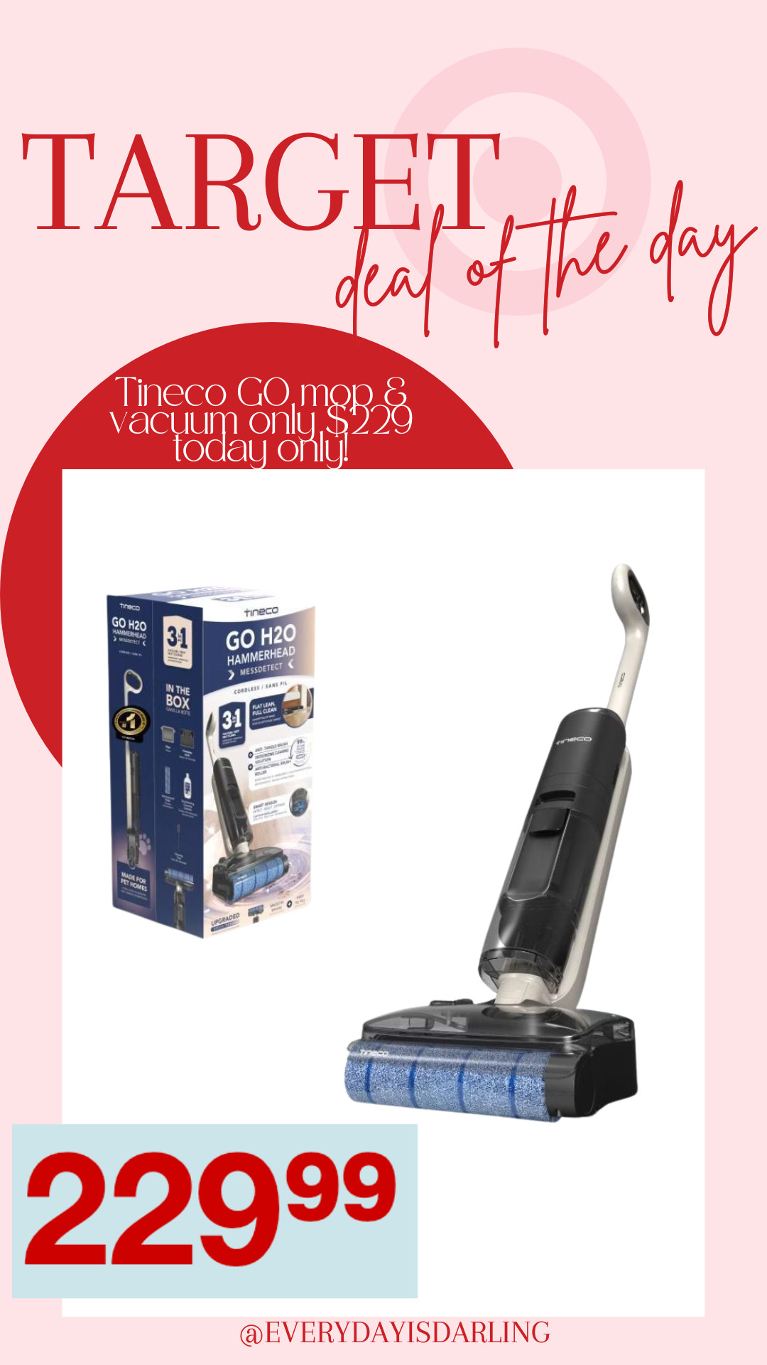 Target's deal of the day! Over $100 off this Tineco mop & vacuum duo!  

 #LTKGiftGuide #LTKHome #LTKSaleAlert