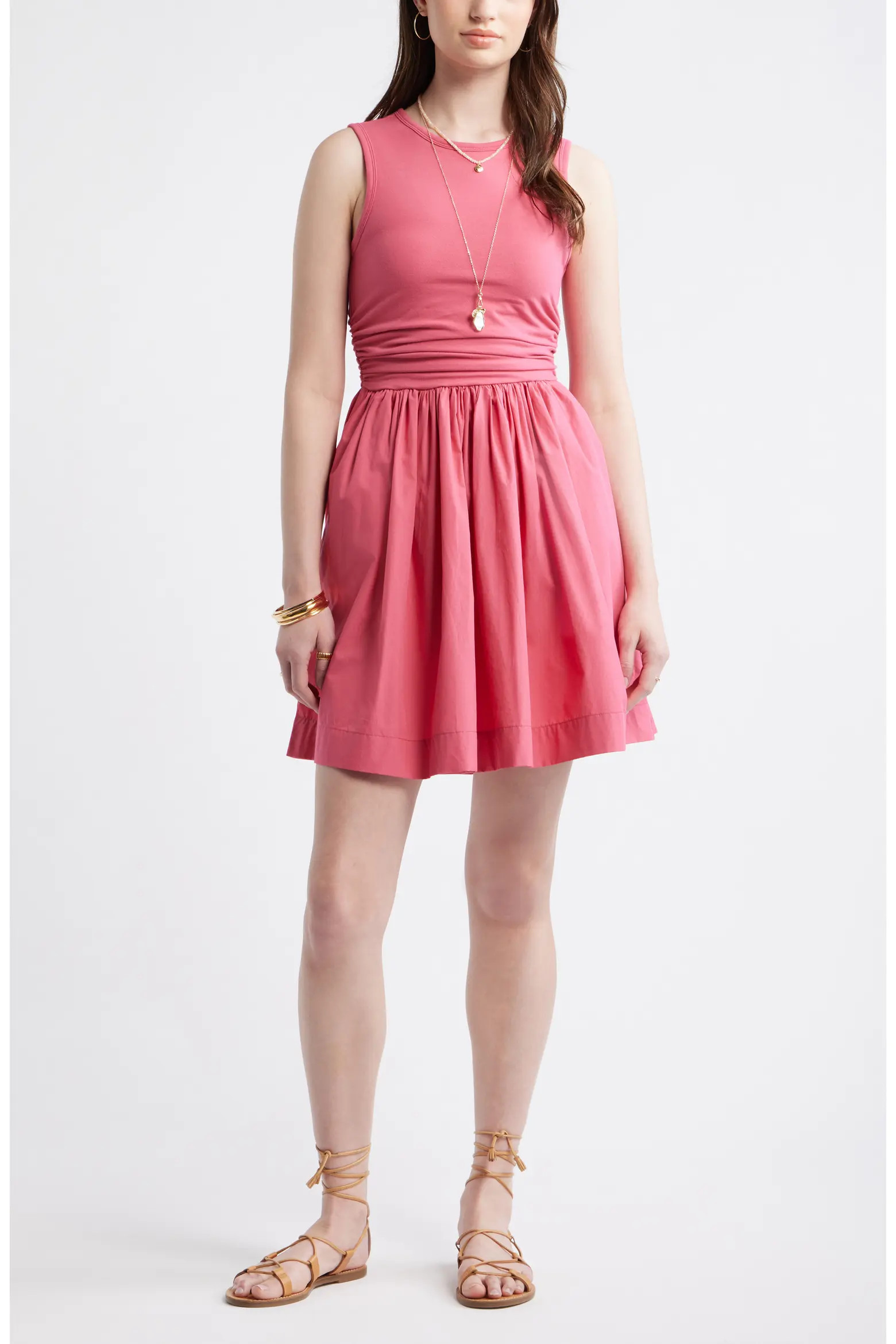 Cinched Knit Fit & Flare Dress (Women) | Nordstrom | Nordstrom