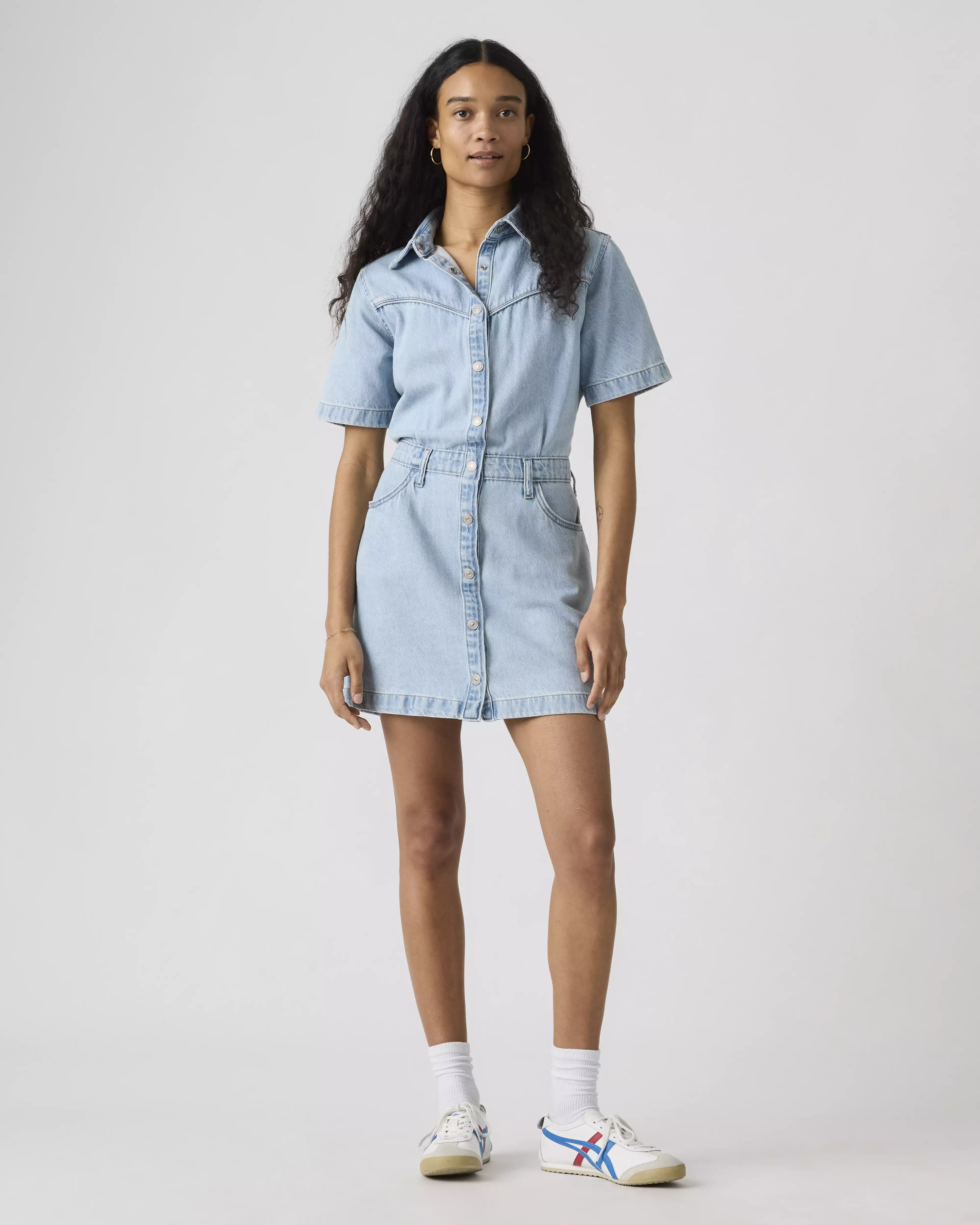 Short-sleeve Logan Western Midi Dress | Levi's US