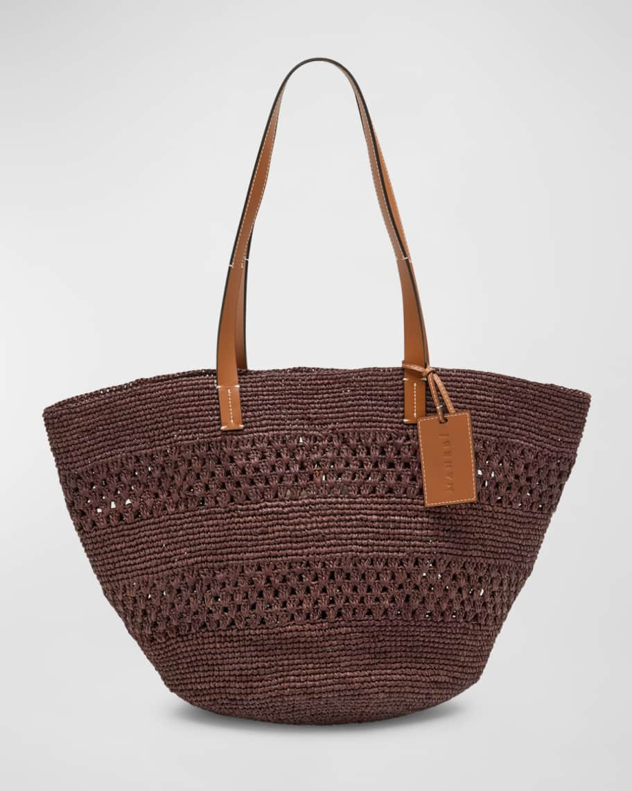 Woven Basket Tote Bag | Neiman Marcus