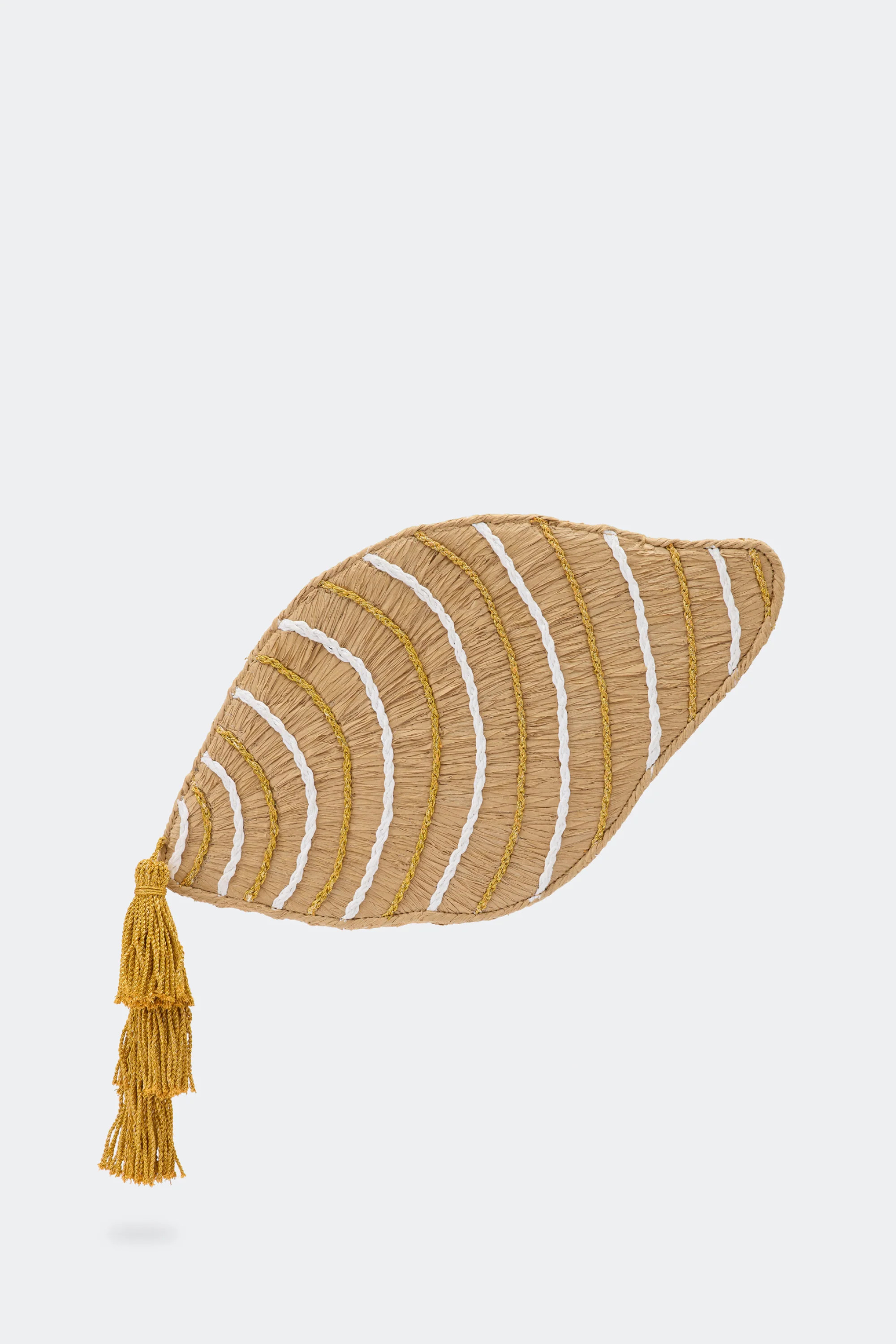 Tulip Shell Clutch in Gold/Natural | Simon Miller
