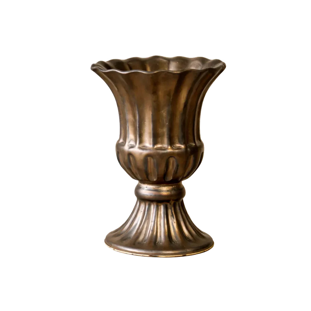 Antique Inspired Ceramic Urn Planter | By Luxe B Co. | luxe bCO