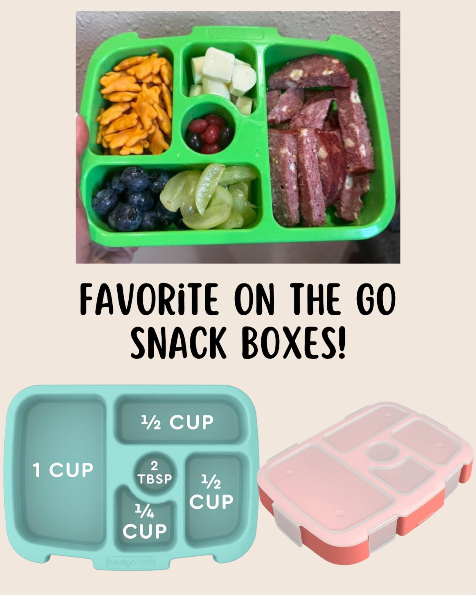 Our favorite snack boxes for car rides/ appointments/ park dates/ tractor rides! 

#LTKfindsunder50 #LTKfamily #LTKkids