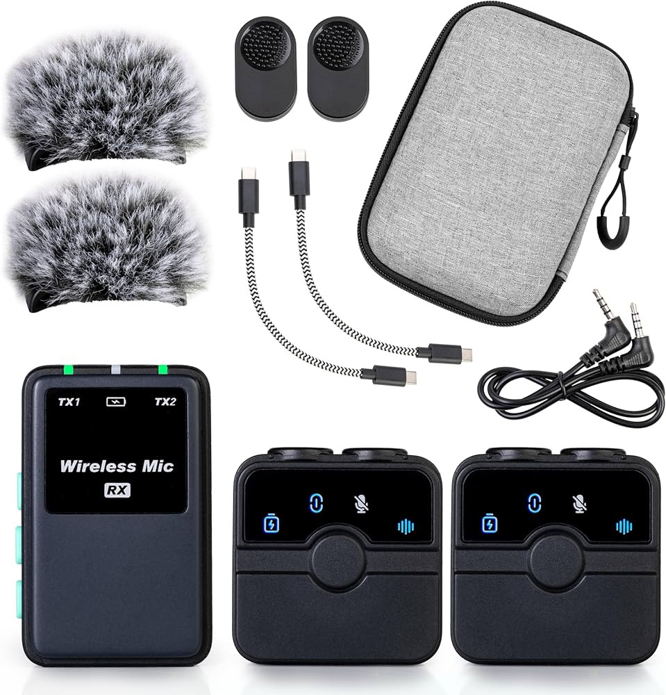 CreatorMic voice-enhancing mini wireless microphone for iPhone/Android/Camera - limiter, voice EQ... | Amazon (US)
