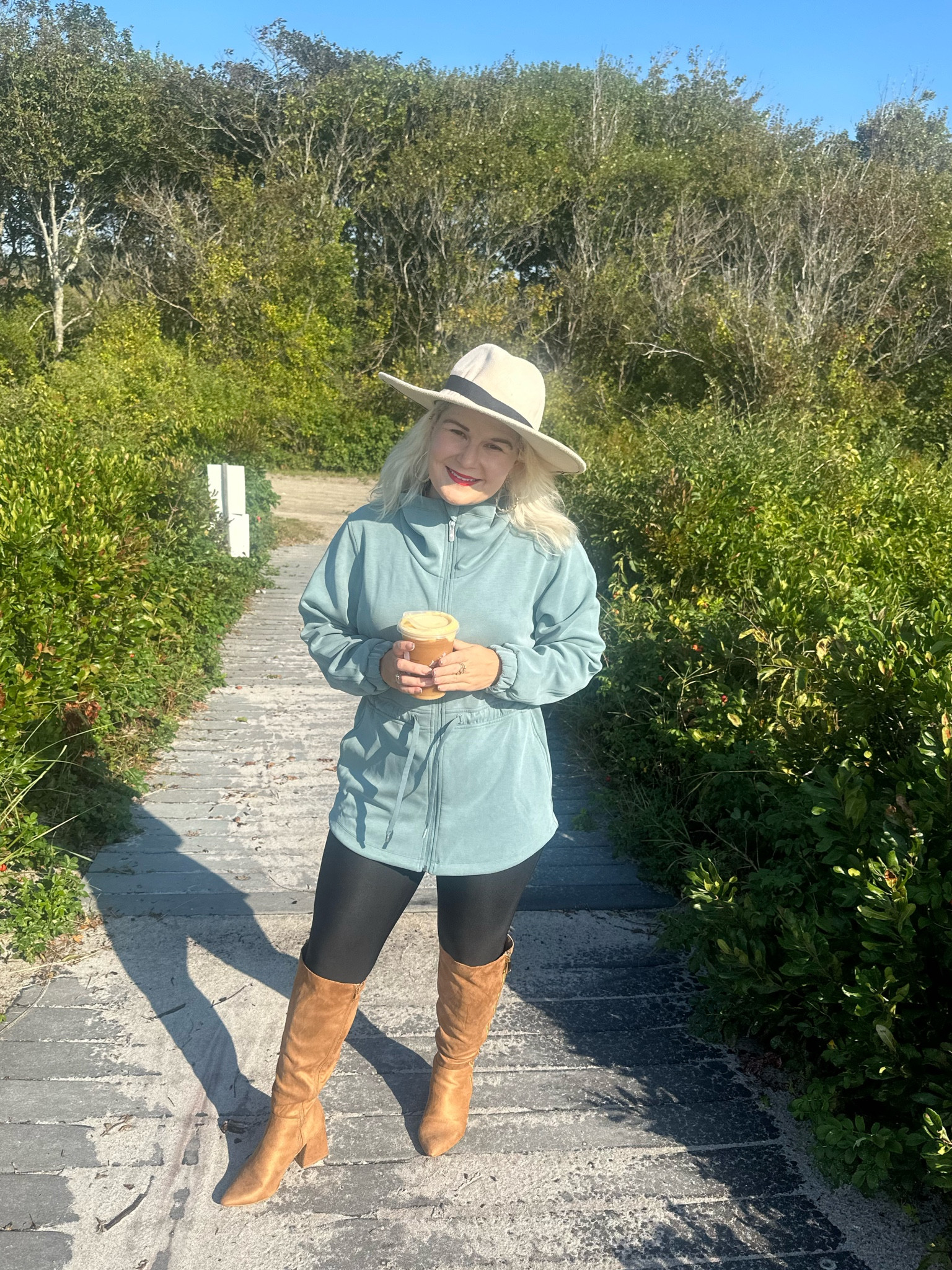 This jacket from Lululemon is a favorite of mine. I love the sage color, and it is the perfect length. The material is buttery soft and it is cozy. I styled it with spanx leggings and boots. It would also make a great gift for the holidays.

#LTKfitness #LTKHoliday #LTKGiftGuide