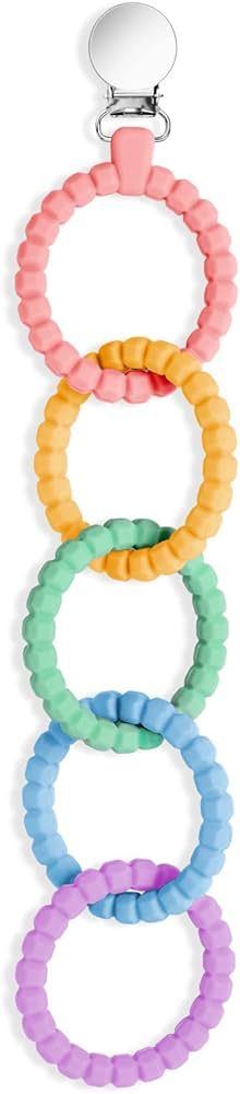 Vicloon Baby Teething Toys, Silicone Baby Teether Link, Attachable Teether Chew Toy for Babies, B... | Amazon (US)