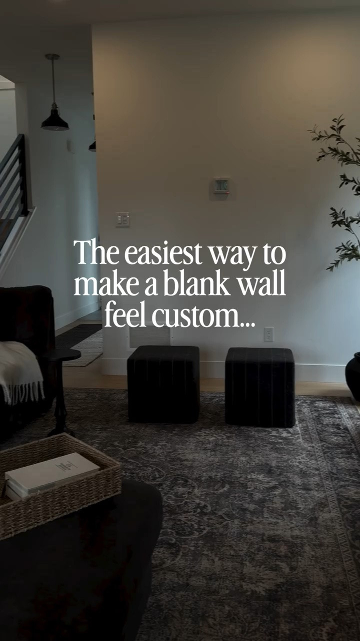 This is the easiest way to make a blank wall feel custom… without overspending 👇🏼👇🏼

One of the biggest things I’ve learned with home design is that it’s often the smallest details that completely transform how a space feels.

This wall always felt unfinished, and because the thermostat was placed in such an awkward spot, I could never make a large piece of art work here… so I had to get creative. 🫣
Adding wall moulding instantly made the space feel more elevated and intentional— and it also allowed me to style a smaller piece of art in a way that finally felt balanced.

And here’s the best part… these were PRE-CUT wall mouldings 👏🏼 which made the entire process so much easier than starting from scratch. We simply installed them and painted everything to match the wall for that seamless, custom look.
Honestly, such a simple upgrade, but it completely changed the feel of this space 🤍

Comment “SEND” and I’ll drop what I used in your inbox 🤍🤍