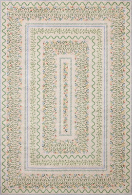 Rifle Paper Co. x Loloi Orchard ORH-01 Floral / Botanical Area Rugs | Rugs Direct | Rugs Direct