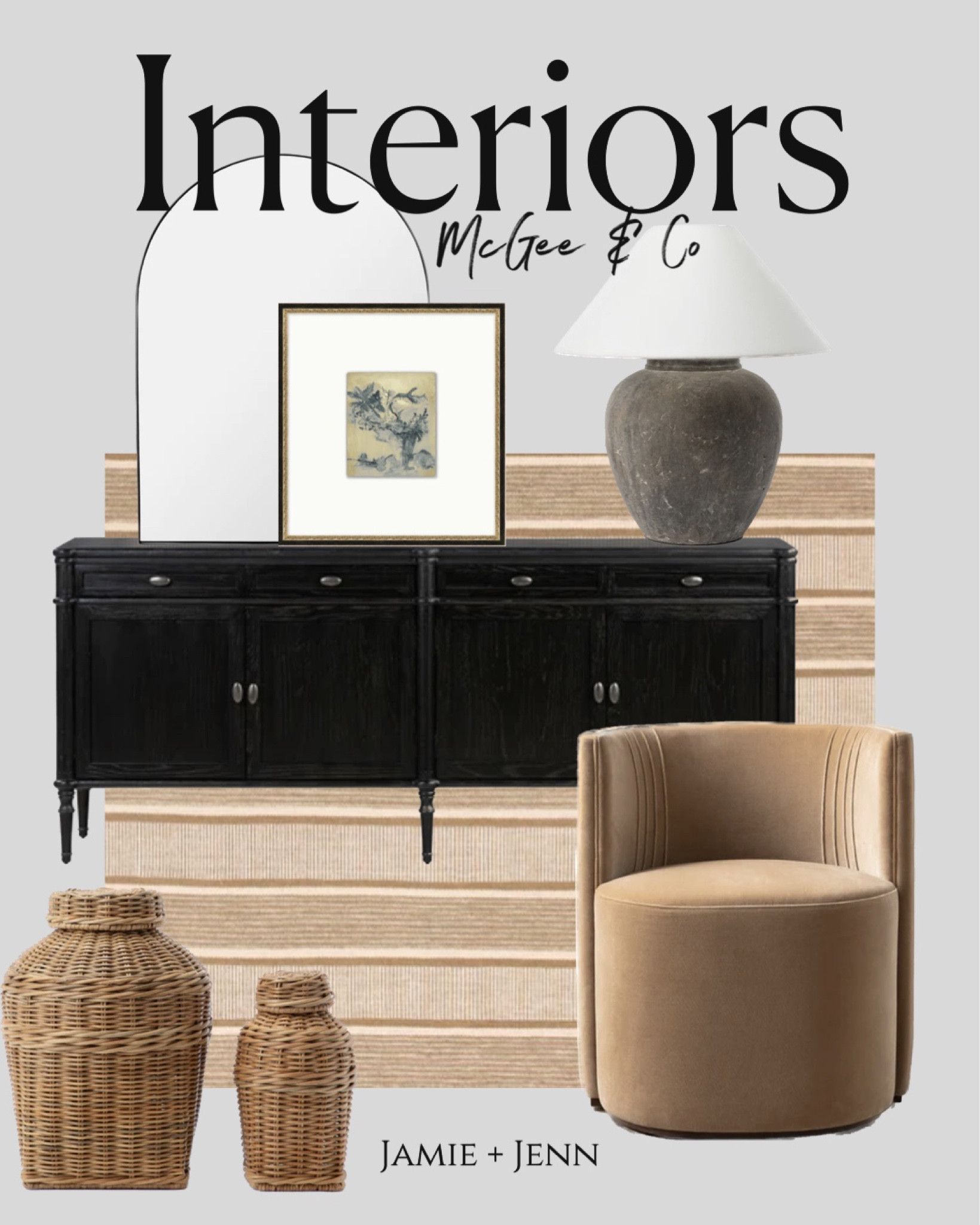 Interiors Collection by McGee & Co. 

#home #interiordesign #styling #decor #livingroom 

#LTKhome #LTKfamily