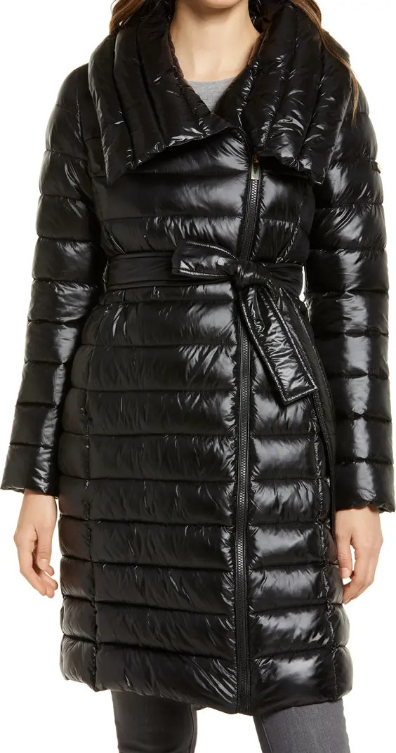 Water Repellent Belted Puffer Jacket | Nordstrom