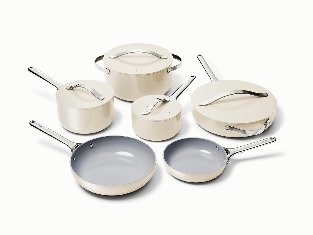 This Caraway set is 47% off!!! Perfect time to toss your old pots and pans and swap for these non-toxic, ceramic ones! 

#LTKCyberWeek #LTKHome #LTKGiftGuide