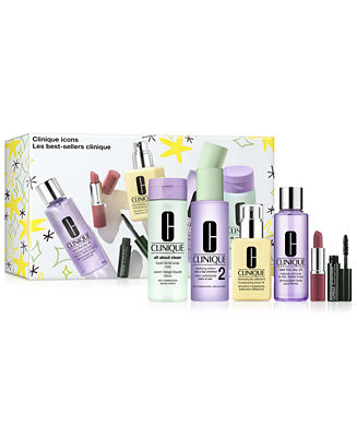 Clinique 6-Pc. Icons Skincare & Makeup Set - Macy's | Macy's