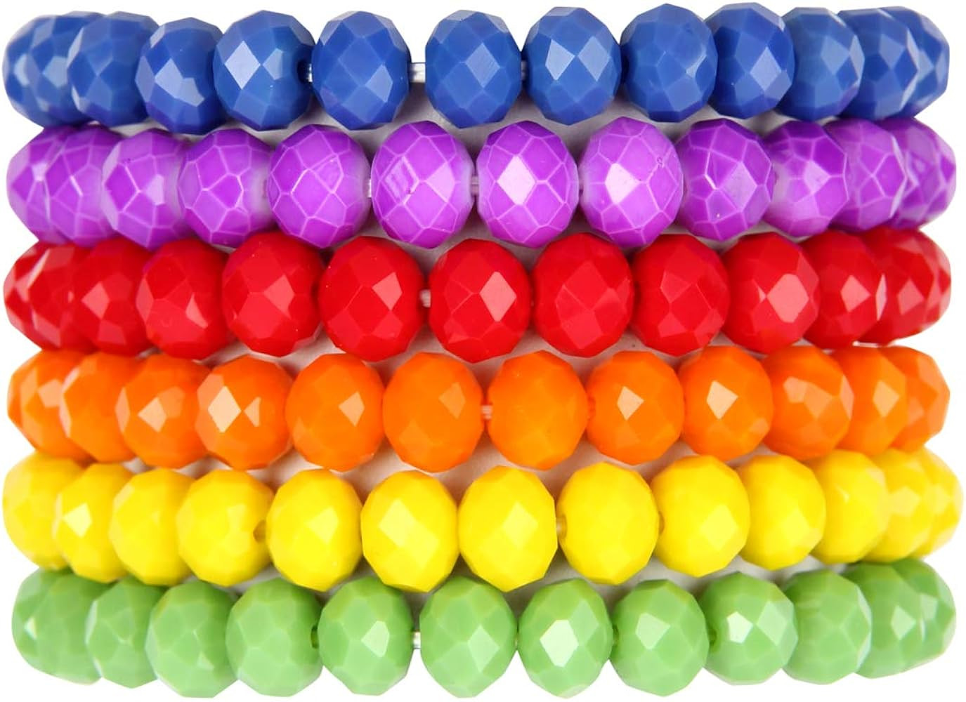 Bohemian Multi-Layer Beaded Stacking Bracelet - Versatile Stretch Strand Statement Wrap Slip-on C... | Amazon (US)