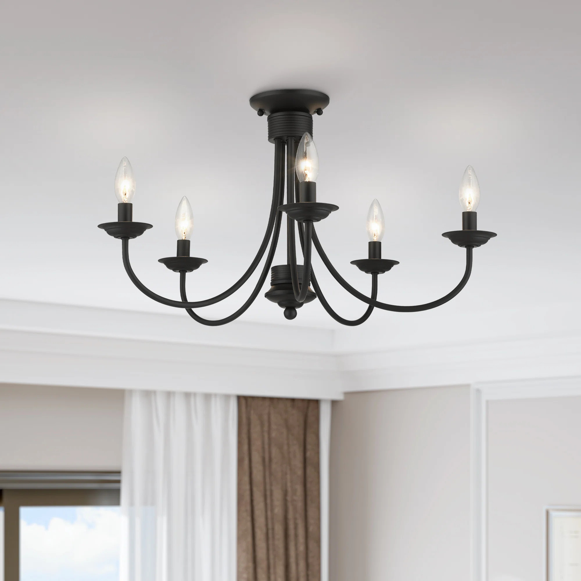 Easton Semi Flush Mount | Wayfair North America