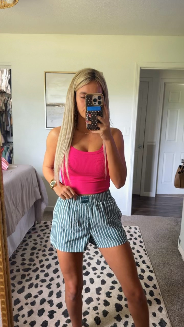 $8 boxer shorts & $5 tanks!

#LTKootd #LTKPetite #LTKU