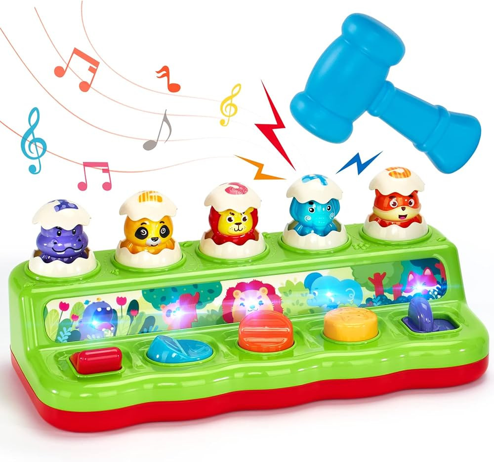 Toys for 1 Year Old Boy Baby Toddler Toys Age 1-2 for Boys Girls Gifts Pop up Toy with Music and ... | Amazon (US)