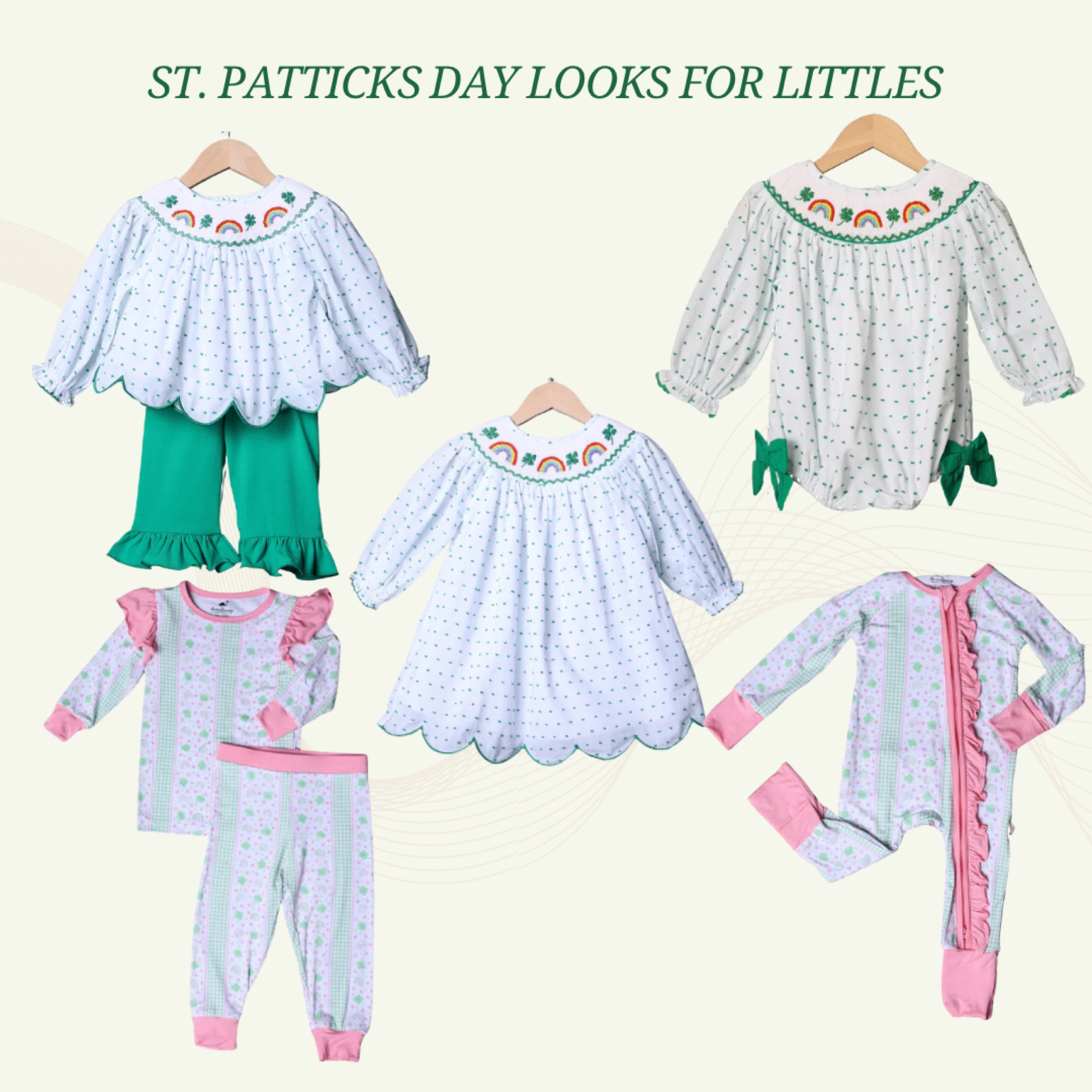 Feeling lucky in the cutest St. Patrick’s Day outfits from The Smocked Flamingo! 🍀✨ Soft, comfy, and absolutely adorable—perfect for celebrating in style! ☘️ 

#LTKKids #LTKSeasonal #LTKBaby