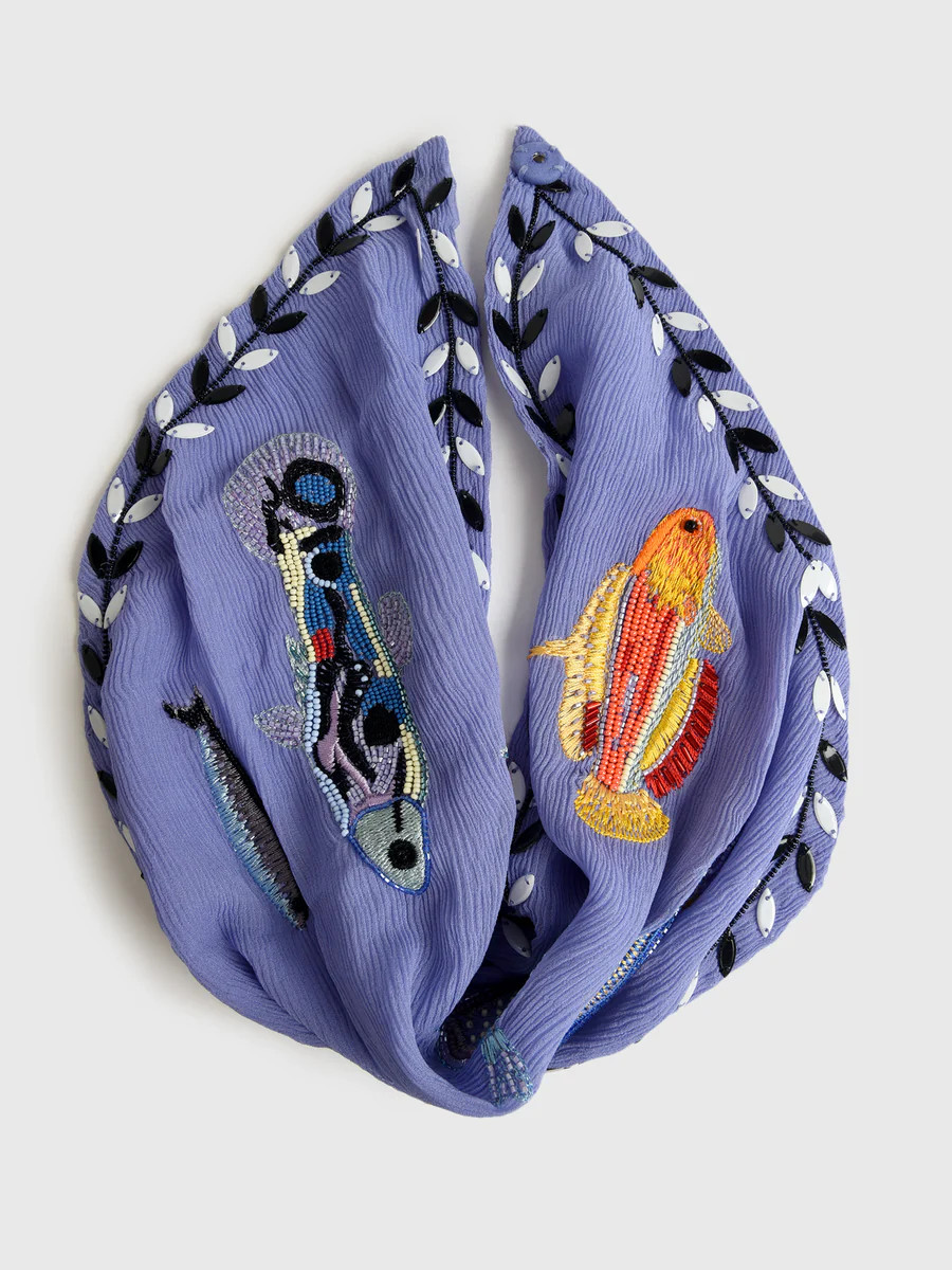 Mignonne Gavigan Pececito Scarf Necklace | Saint Bernard