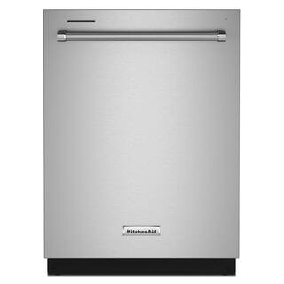 KitchenAid 24 in. PrintShield Stainless Steel Top Control Built-In Tall Tub Dishwasher with Stainles | The Home Depot