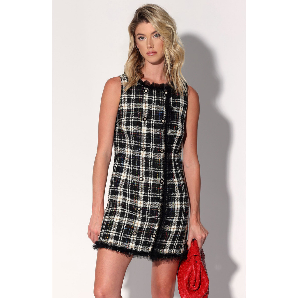 Walter Baker Marie Dress in Regal Tweed at Nordstrom, Size 6 | Nordstrom