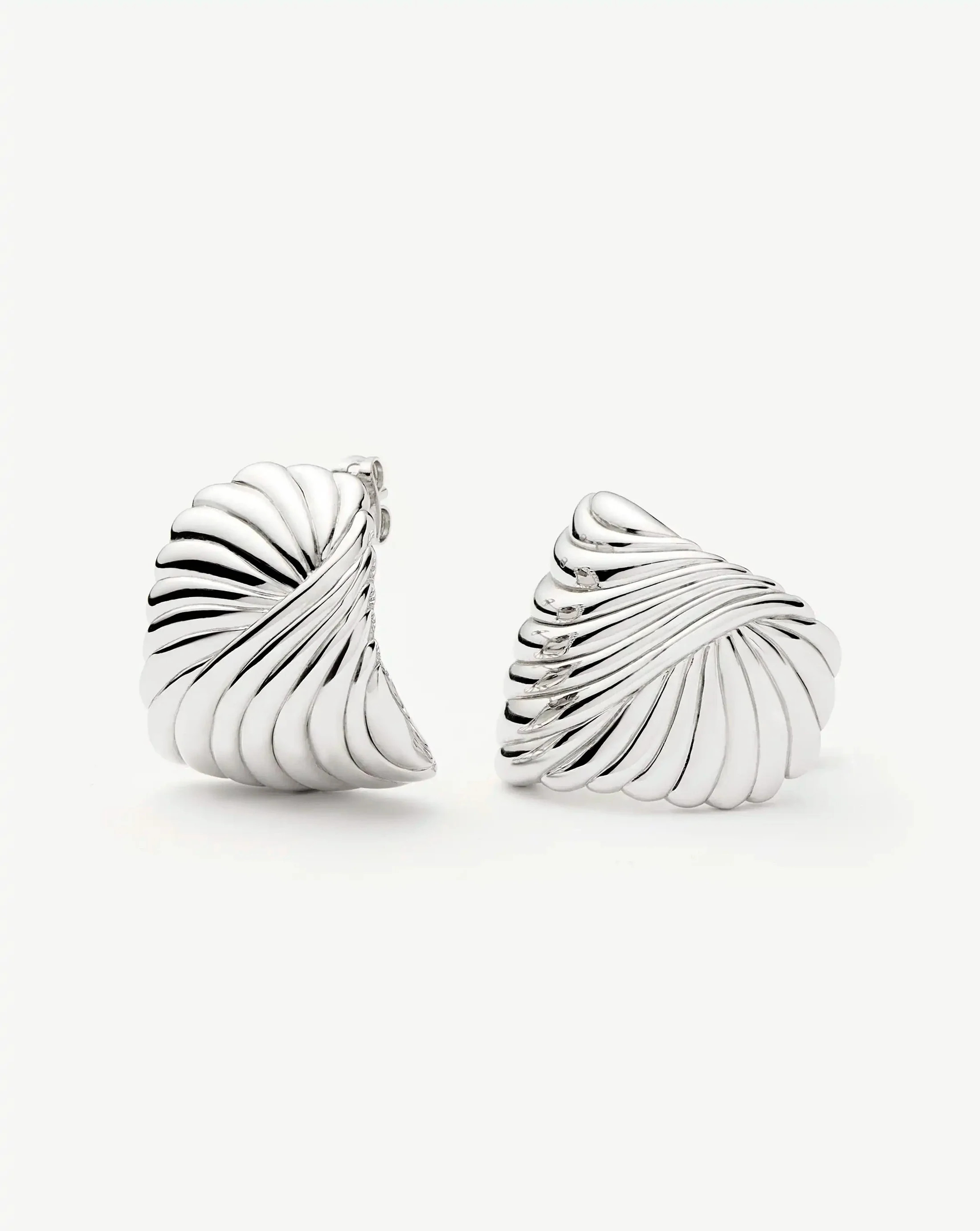 Ripple Oversized Stud Earrings | Missoma US | Missoma US