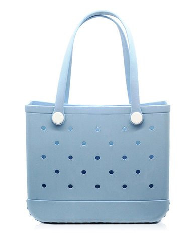 Boolore Light Blue Cutout Beach Travel Storage Tote | Zulily