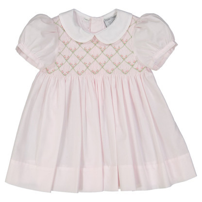 Rosebud Diamond Smocked Dress | Feltman Brothers