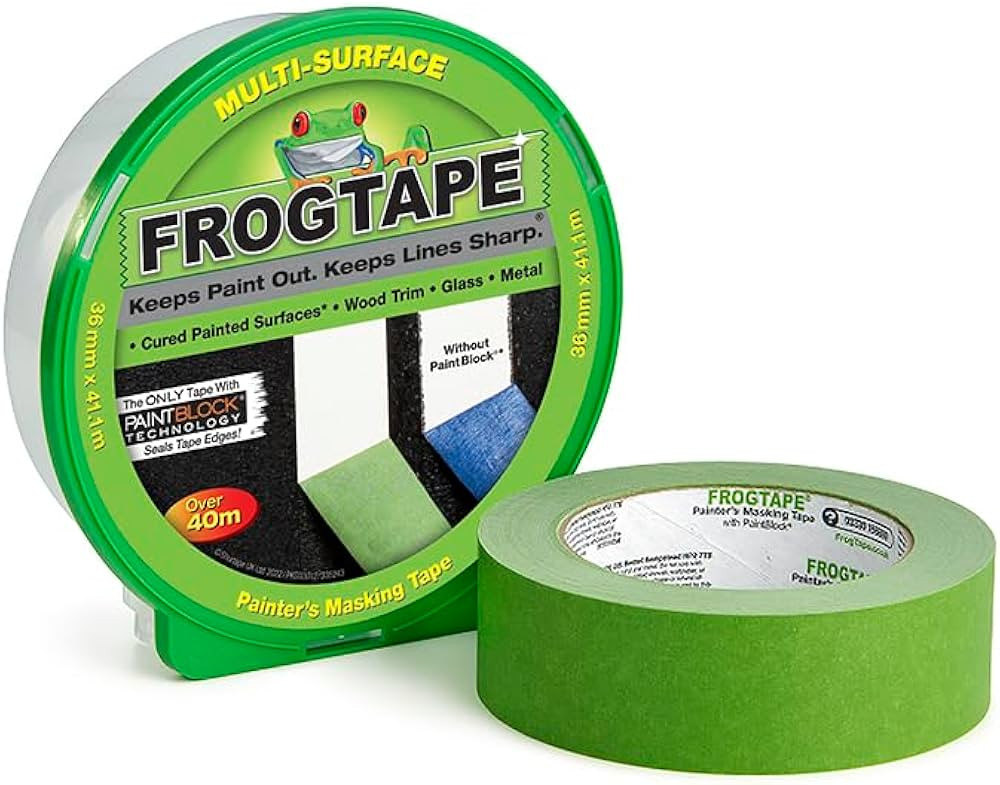 Frog Tape Green Multi Surface Painters Masking Tape, Indoor Painting and Decorating for Sharp Lin... | Amazon (US)