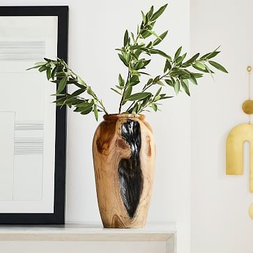 Wooden Teak Vase | West Elm (US)