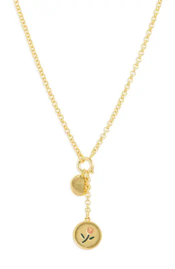 Enamel Tulip Y-Necklace | Nordstrom