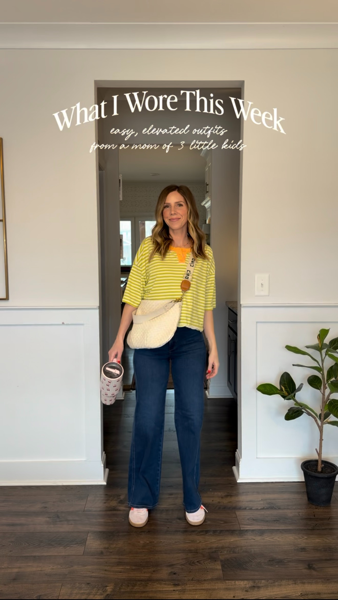 Jeans + a pop of color 💛 

#LTKootd