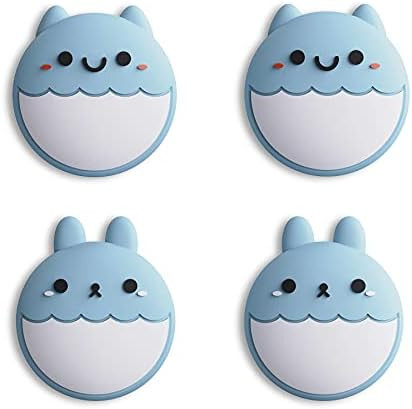 eXtremeRate PlayVital Rabbit & Squirrel Cute Thumb Grip Caps for Nintendo Switch, Heaven Blue Joysti | Amazon (US)