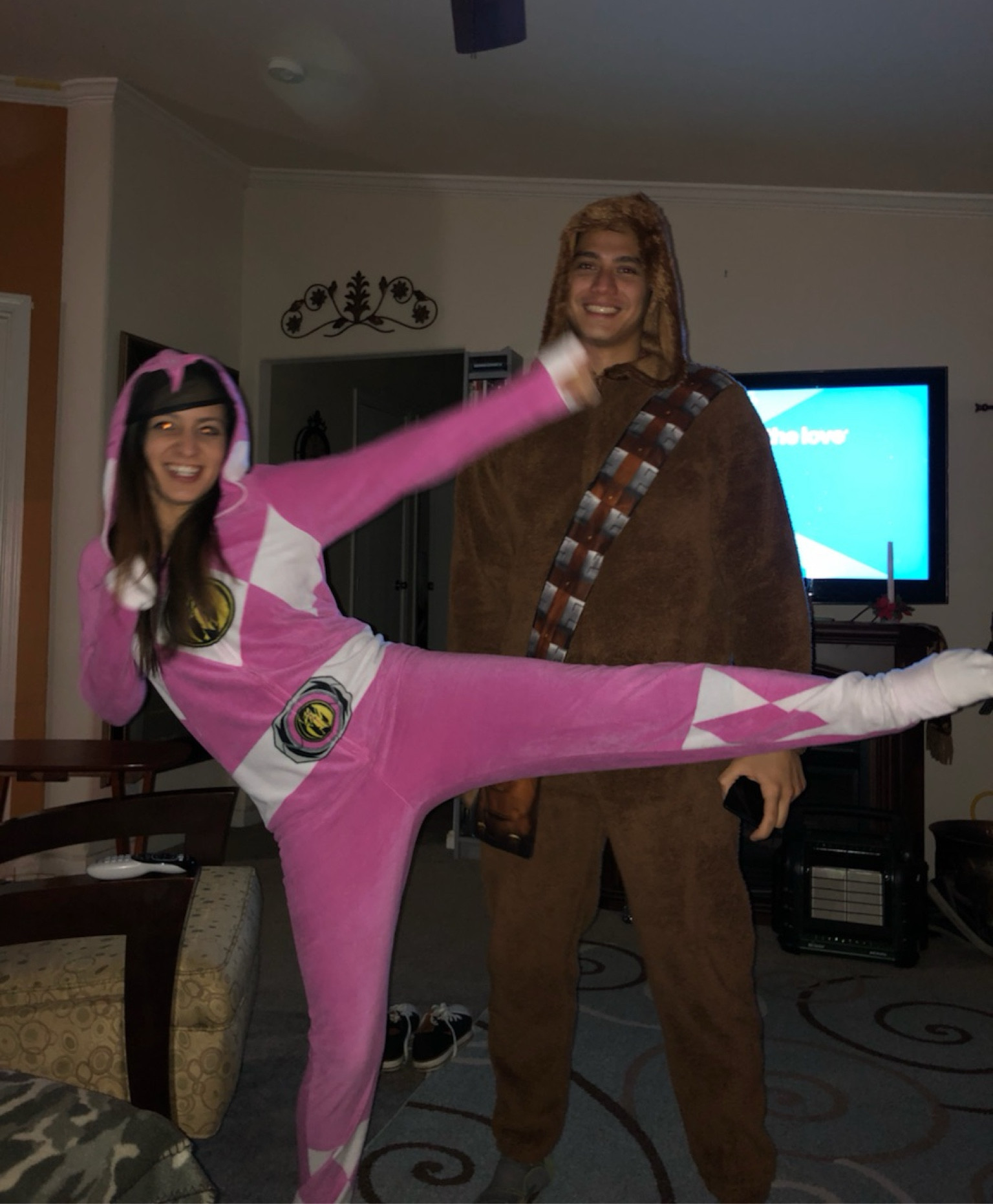 Power Ranger and Chewbacca Onesie Halloween Costume 

#LTKFallSale #LTKSeasonal #LTKFamily