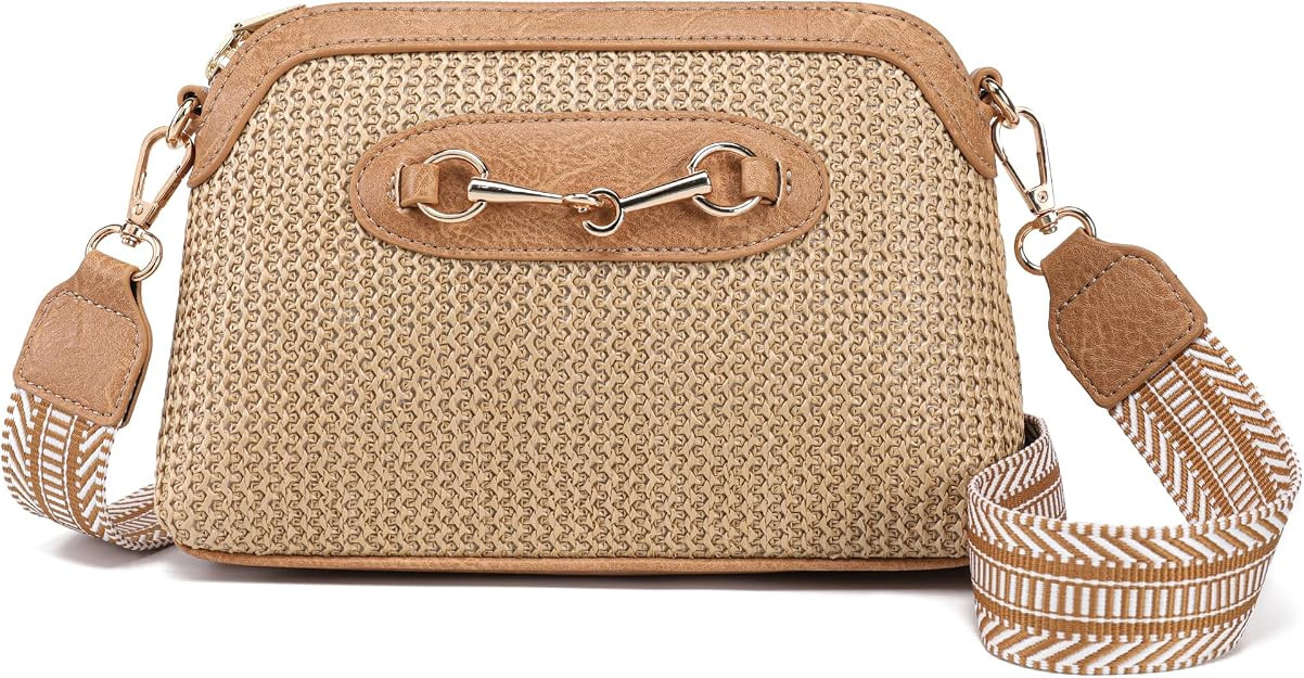 Faux Straw Crossbody Bags 2026 Small Summer Purses for Women | Amazon (US)