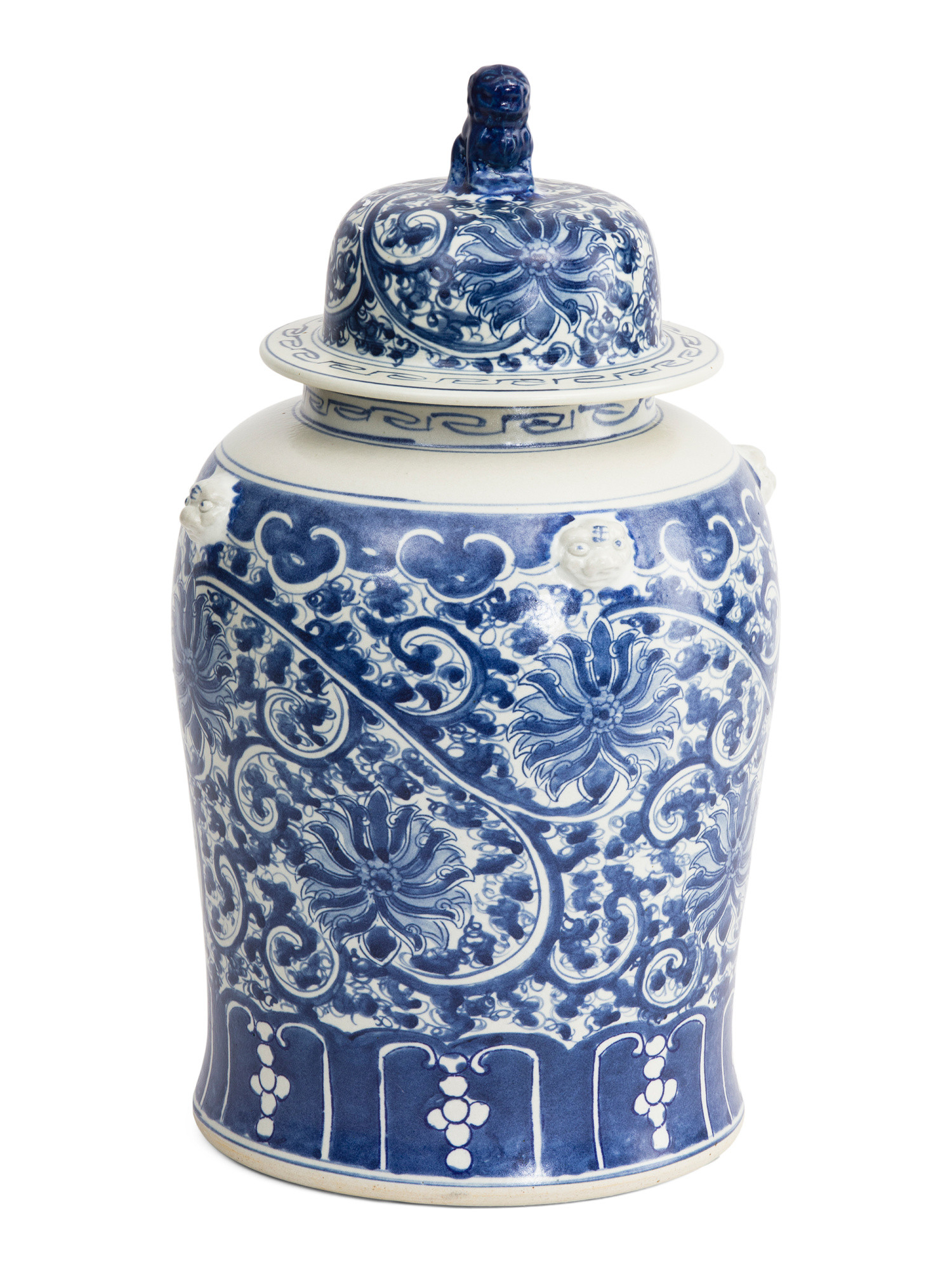 19.5x10.5 Song Blossom Porcelain Ginger Jar With Lid | TJ Maxx