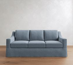 York Slope Arm Slipcovered Sofa (60"-108") | Pottery Barn (US)