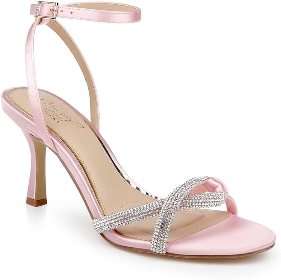 Jewel Badgley Mischka Fiji Mid Stiletto Heel Sandals | Amazon (US)