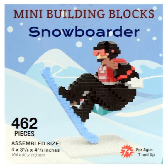 Snowboarder Mini Building Blocks | Walmart (US)