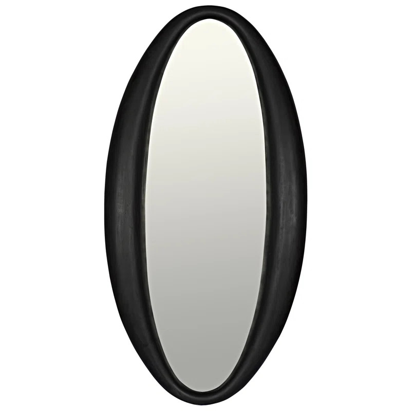 Woolsey Wood Flat Wall Mirror | Wayfair North America