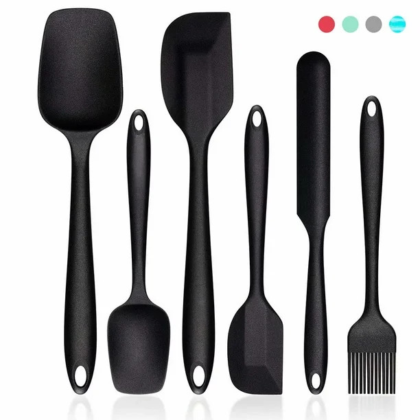 Silicone Spatula Set, G.A Homefavor Heat-Resistant Spatula - One Piece Seamless Design, Rubber Sp... | Walmart (US)